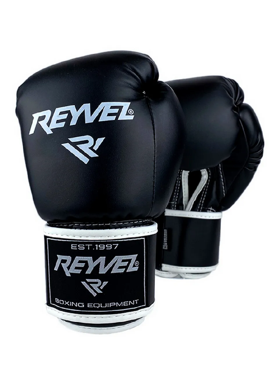 Reyvel Перчатки боксерские, винил 80 черный