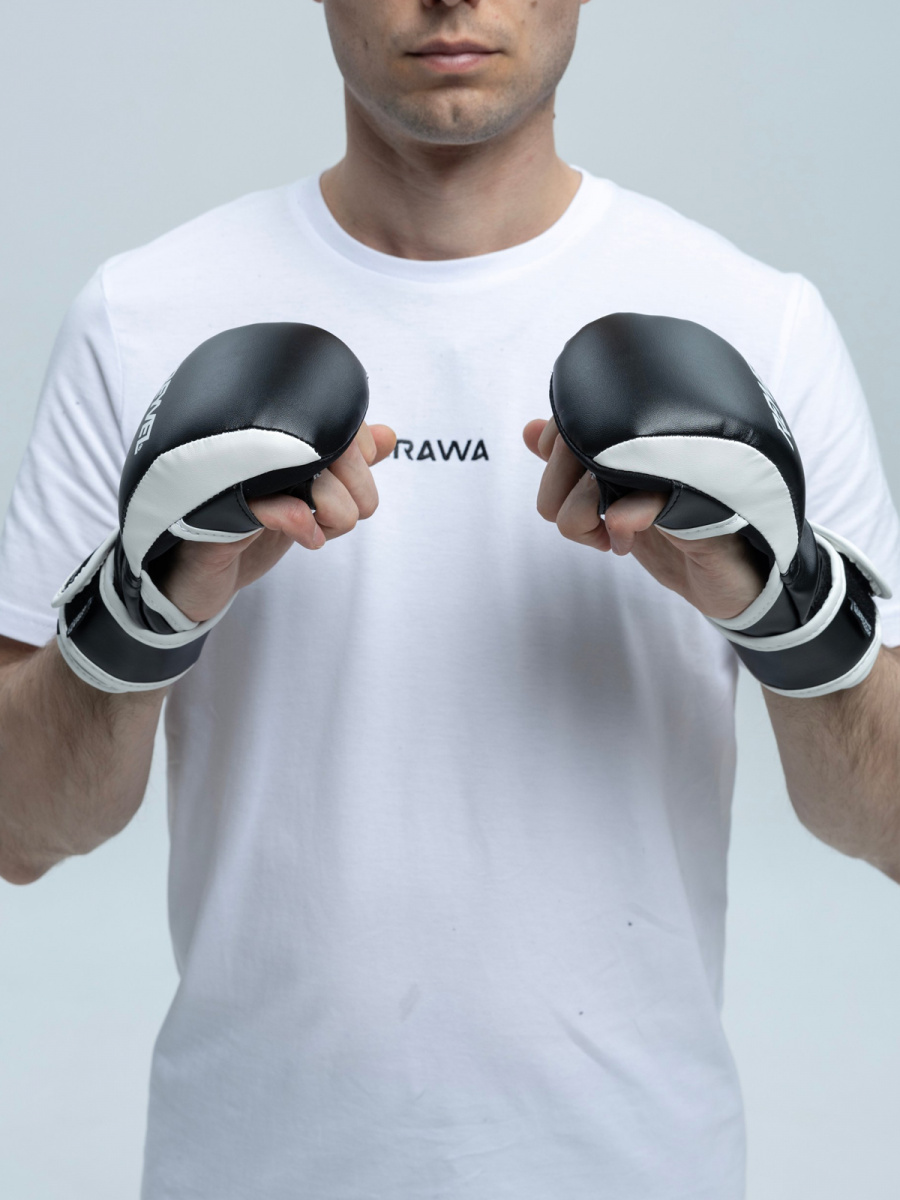 Перчатки Reyvel ММА pro training, черный фото 8
