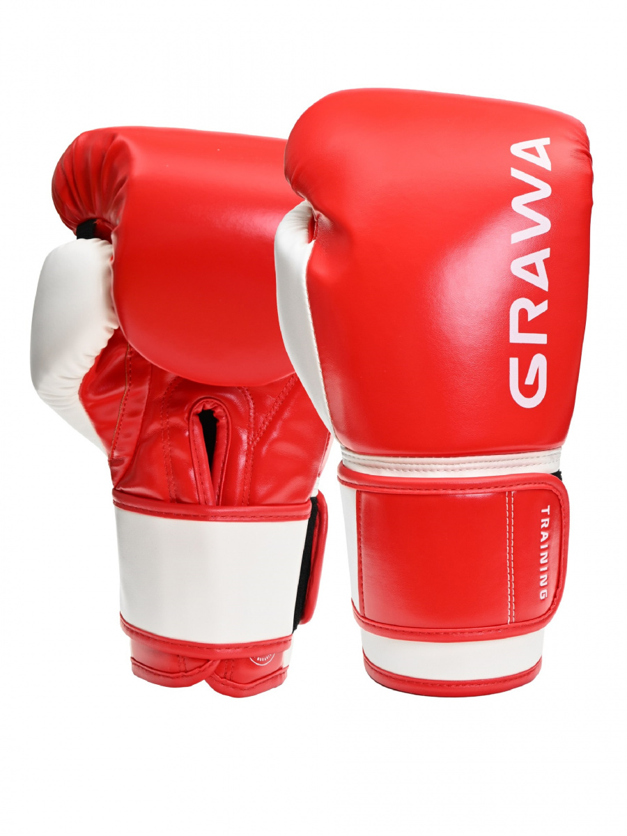 Перчатки для бокса GRAWA TRAINING красный/белый