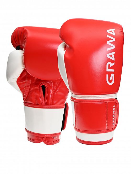 Перчатки для бокса GRAWA TRAINING красный/белый